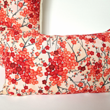 sakura dans les coussins japonais chez lodeker